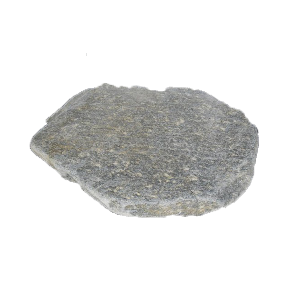 Плитняк Златолит серый (Серицит) галтованный 2,5-3,5 см